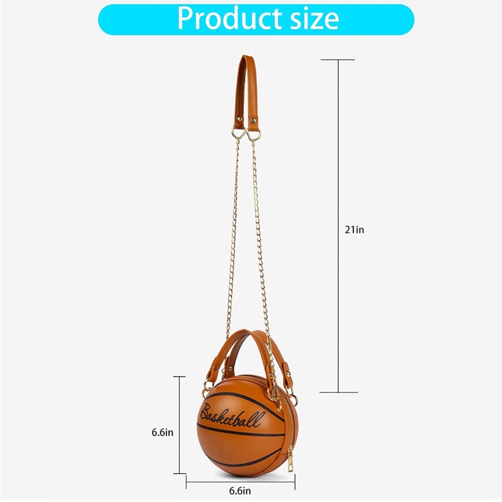 Basketball Purse - Picture 3 of 6